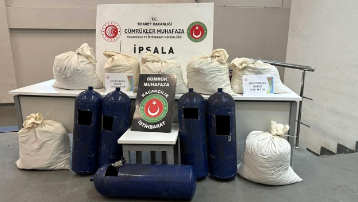 İpsala’da 35 kilo uyuşturucu ele geçirildi: 2 gözaltı