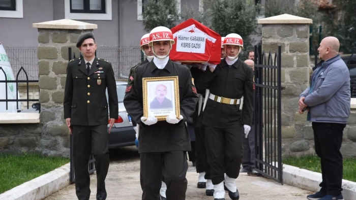 Kıbrıs Gazisi, Keşan’da askeri törenle son yolculuğuna uğurlandı