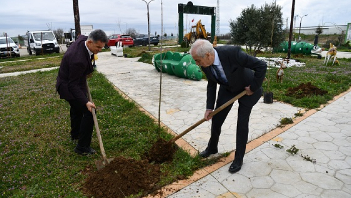 Hayvan bakımevinde fidan seferberliği