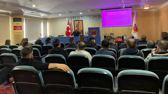 Emniyet personeline, sağlıklı stres yönetiminin önemi anlatıldı