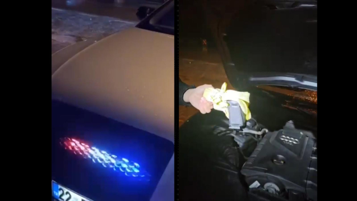 Çakar ve siren sistemli otomobilin sürücüsüne 218 bin TL ceza