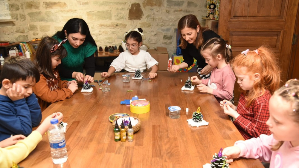 Keşanlı çocuklar yılbaşı süslerini kendileri hazırladı