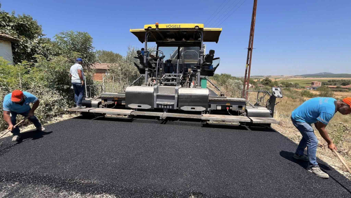 Şabanmera köyü asfaltlanıyor