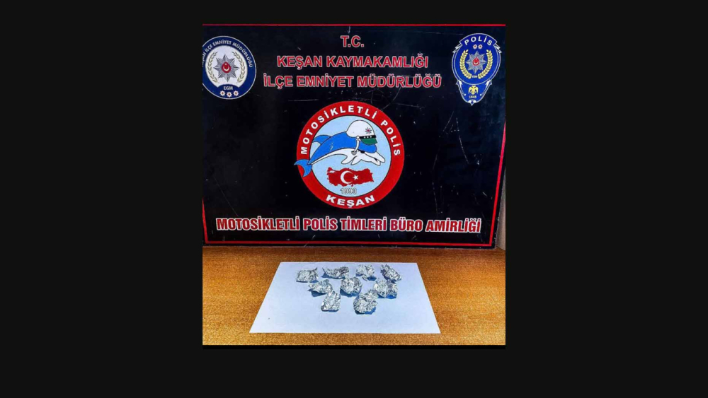 Keşan’da durdurulan araçta uyuşturucu ele geçirildi; 2 gözaltı