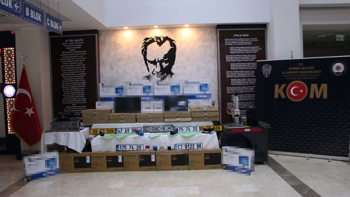 Edirne'de 'sahtecilik' operasyonu: 9 gözaltı