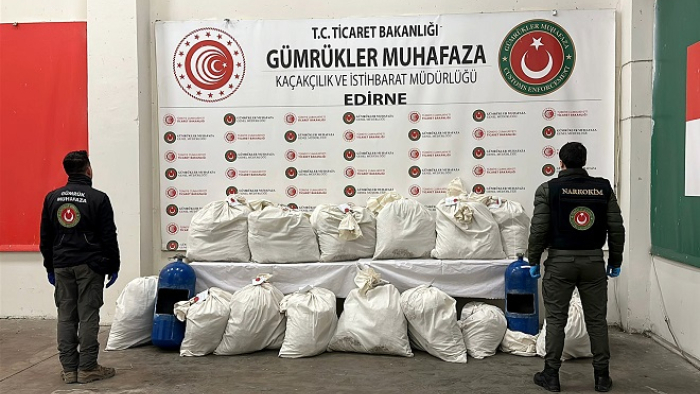 Kapıkule'de 217 kilo uyuşturucu ele geçirildi
