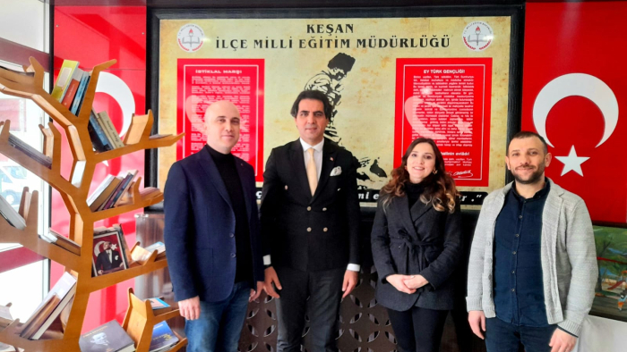 Keşan Atatürk Ortaokulu, projeleriyle Almanya yolcusu