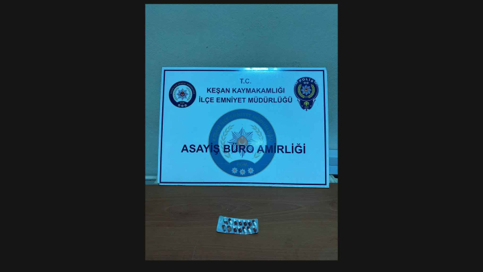 Üzerinde uyuşturucu haplarla yakalanan şüpheliye gözaltı