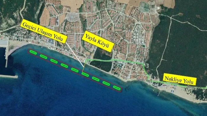 Yayla sahilinde ‘Dalgakıran projesi’ için karar açıklandı